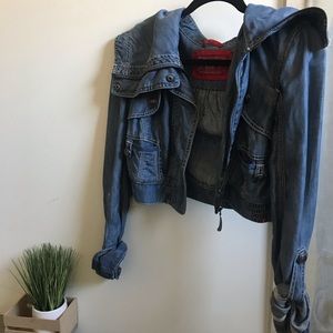 Espirit EDC Denim Cropped Jacket